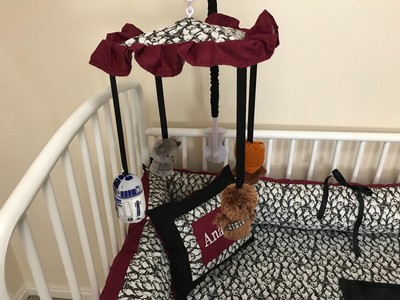 star wars baby crib mobile
