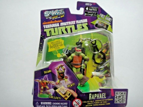 Raphael Nickelodeon Teenage Mutant Ninja Turtle Swappz Action Figure Keychain
