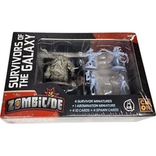 Zombicide Survivors of the Galaxy Miniatures ZCS004 CMON Box Set NEW DMG BOX