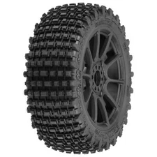 Pro-Line Racing 1/8 Gladiator M2 Fr/Rr Buggy Tires Mounted 17mm Black Mach 10 (2
