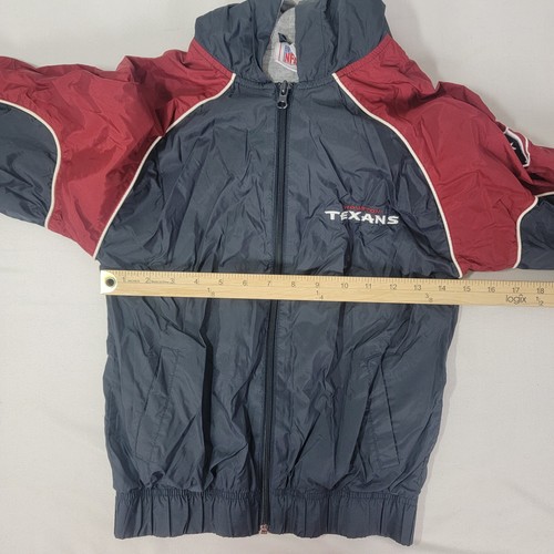 Houston Texans Boy's Windbreaker Jacket Small 6 / 7 (fits larger) Nylon NFL - Picture 5 of 6