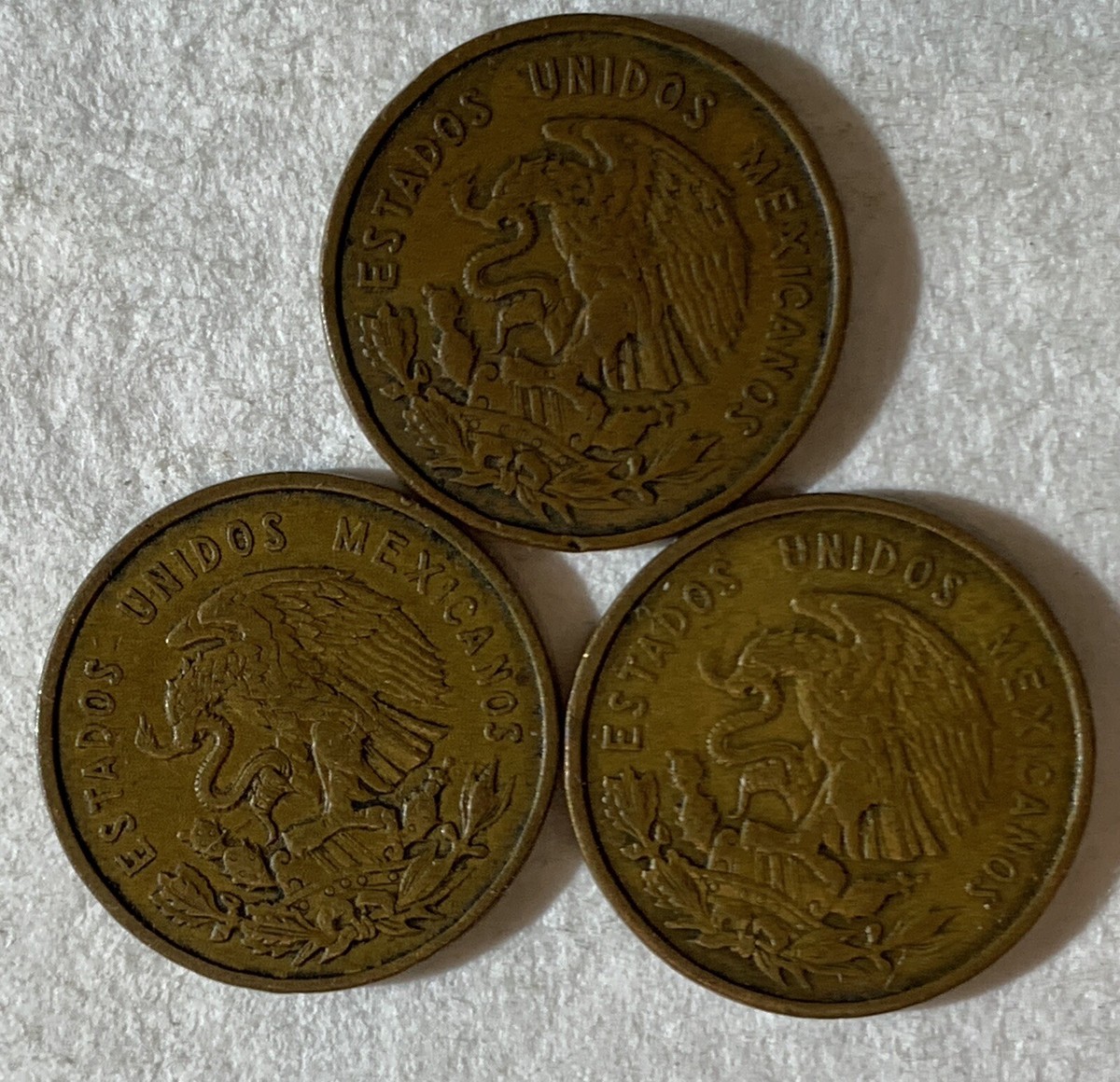 MEXICO KM433 1955 10 CENTAVOS CIRCULATED OLD BRONZE MEXICAX3 MEXICO KM433 1955 10 CENTAVOS CIRCULATED OLD BRONZE MEXICAX3