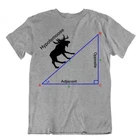 Hypotemoose Tee Math Comic Humor T-Shirt Premium Nerdy Geometry Shirt