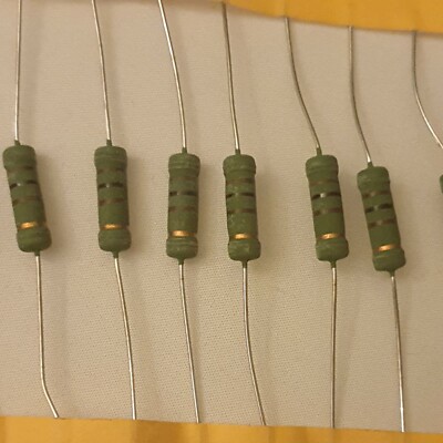 5x Widerstände 120 Ohm 3W | Bespult, Anti-surge & Flammschutz – +/-5% Toleranz