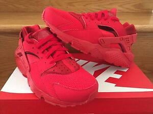 all red nike huarache womens