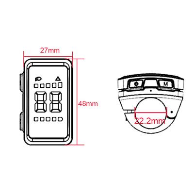 ÉCRAN LCD 500S transparent et détaillé pour moteur central BBS01 BBS02