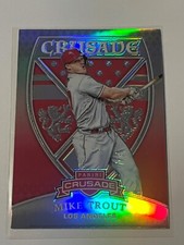 2018 Panini Crusade Mike Trout Silver Prizm #19