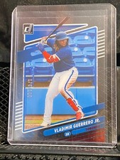 Vladimir Guerrero Jr. 2021 Chronicles Clearly Donruss Red #76/100 Blue Jays