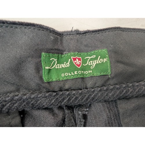 David Taylor Collection Pants Men's 36x32 Navy Corduroy Trousers Classic Fit NWT - Picture 2 of 12