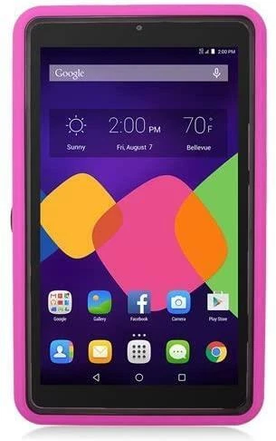 For Onetouch POP 7 LTE 2016 / 9015W T-Mobile Tablet Armor Rugged Cover Hard Case - Image 4 of 4