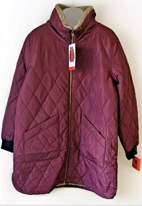 WEATHERPROOF VINTAGE WOMEN'S QUILTED COAT  JACKET  SIZE S,M,L,XXL - Image 3 of 3
