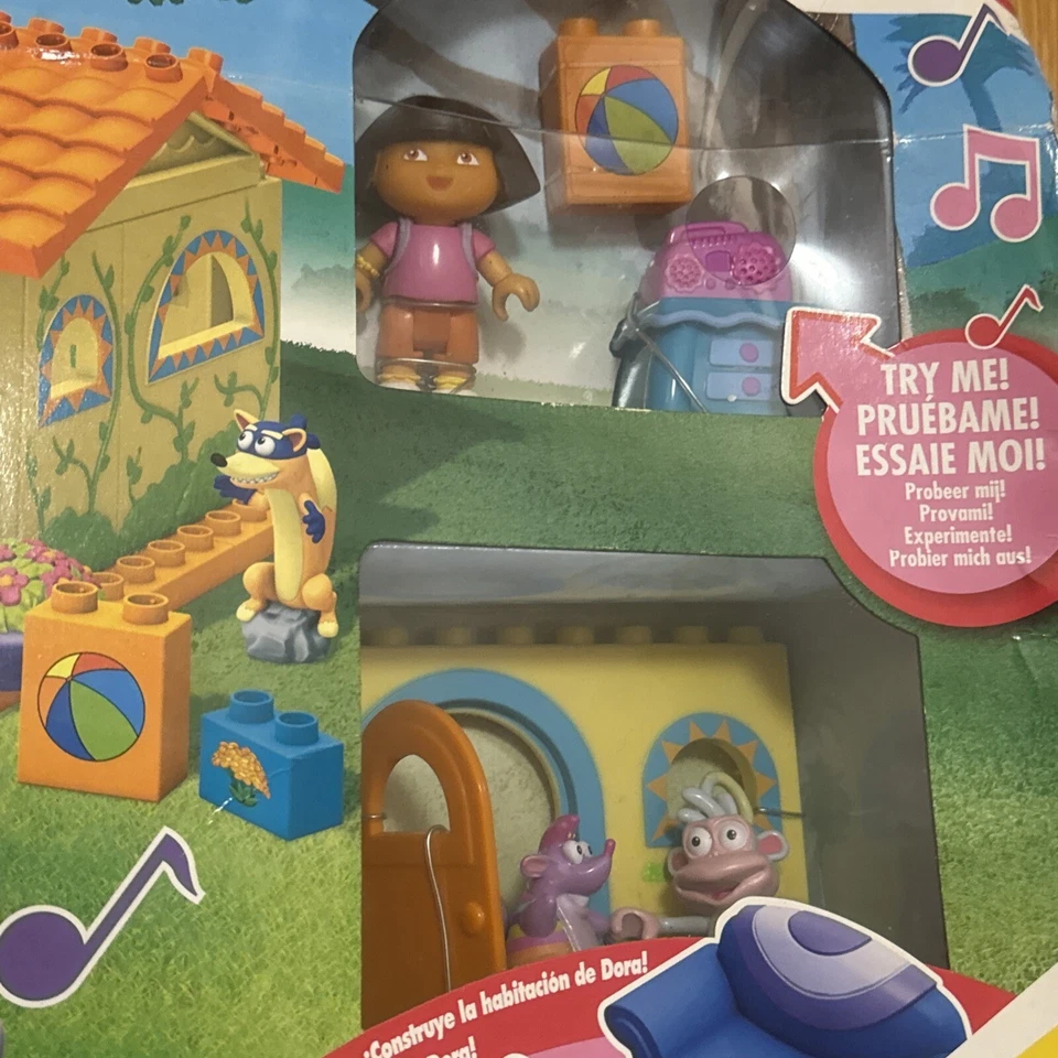 NEW NICK JR  DORA THE EXPLORER MEGA BLOKS BUILDABLE HOUSE #3026 RARE HTF - Image 4 of 4
