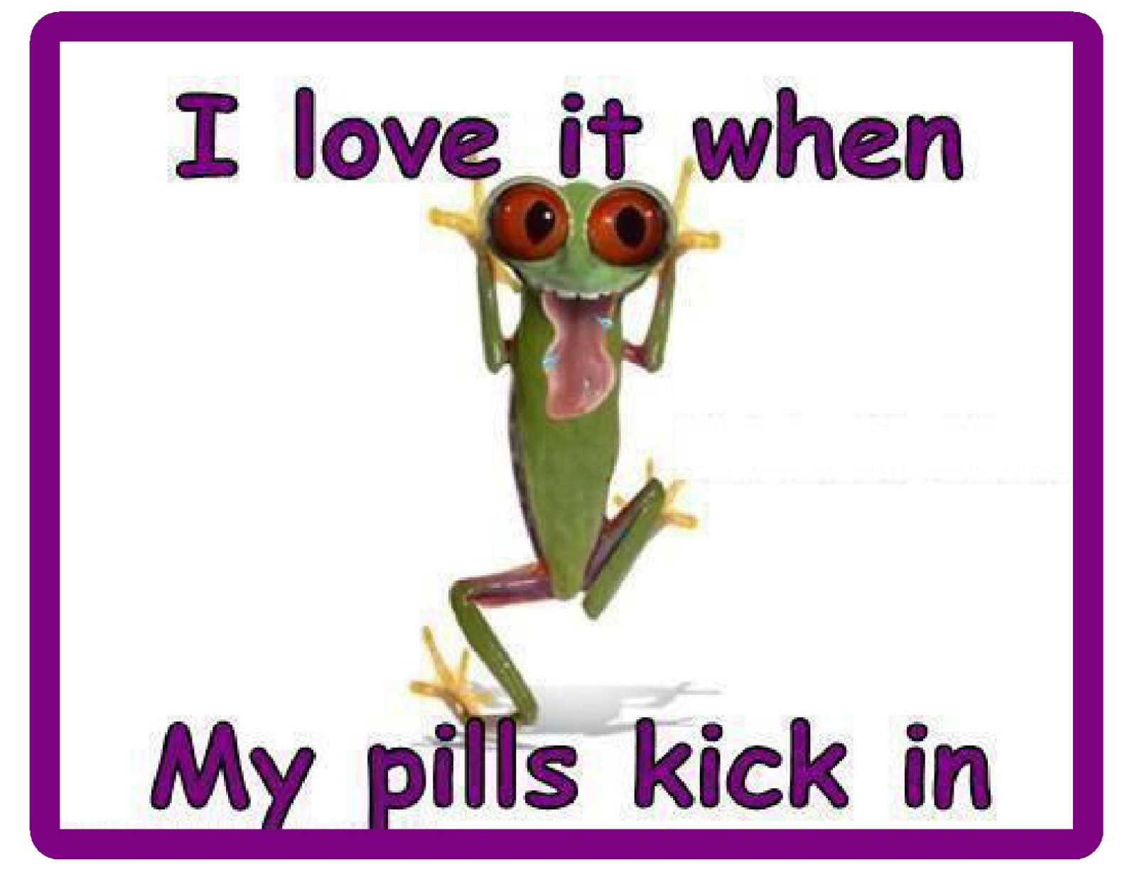 Funny I Love It When My Pills Kick In Refrigerator / Tool Box eBay