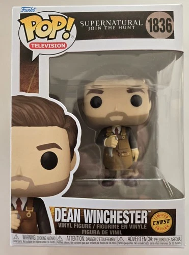 Funko Pop! Dean Winchester CHASE #1836 Supernatural W/ Protector