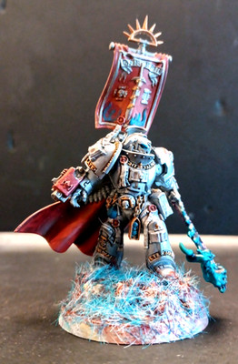 40K Grey Knights D Castellan Crowe - well Painted Character HQ -