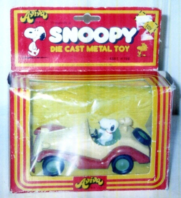 Snoopy Diecast Car In Vintage Manufacture Diecast Cars, Trucks