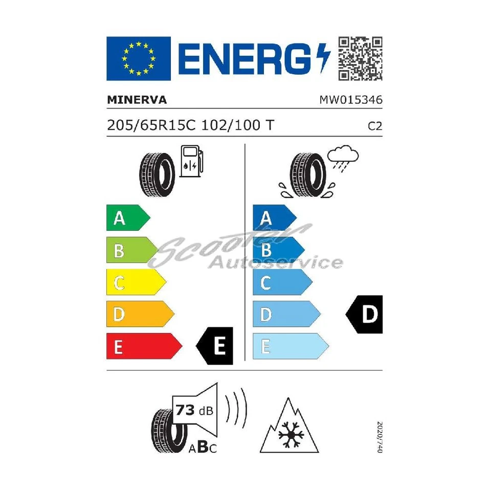 Winter-Reifen Minerva 205/65 R15 102T S 110 3PMSF | 93703 - Bild 2 von 4