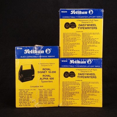 Pelikan - Black Correctable Cartridge Ribbon W709 & Lift-Off Tape W321H - SEALED