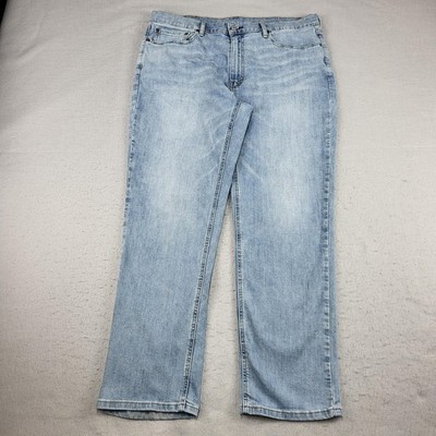 Levis 541 Jeans Mens 38x31 Light Wash Blue Athletic Straight Stretch Tag 38x32