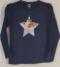⭐top⭐Happy Kids by Tchibo⭐Longsleeve* Gr. 146/152*⭐Mädchen⭐Wendepailletten⭐⭐