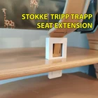 Stokke Tripp Trapp Seat Extension | High Chair Seat Enlarger - BLACK