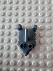 LEGO Nexo Poewr Shiled Flat Silver with Lava Dragon Tile 22385pb021 - Set 70325
