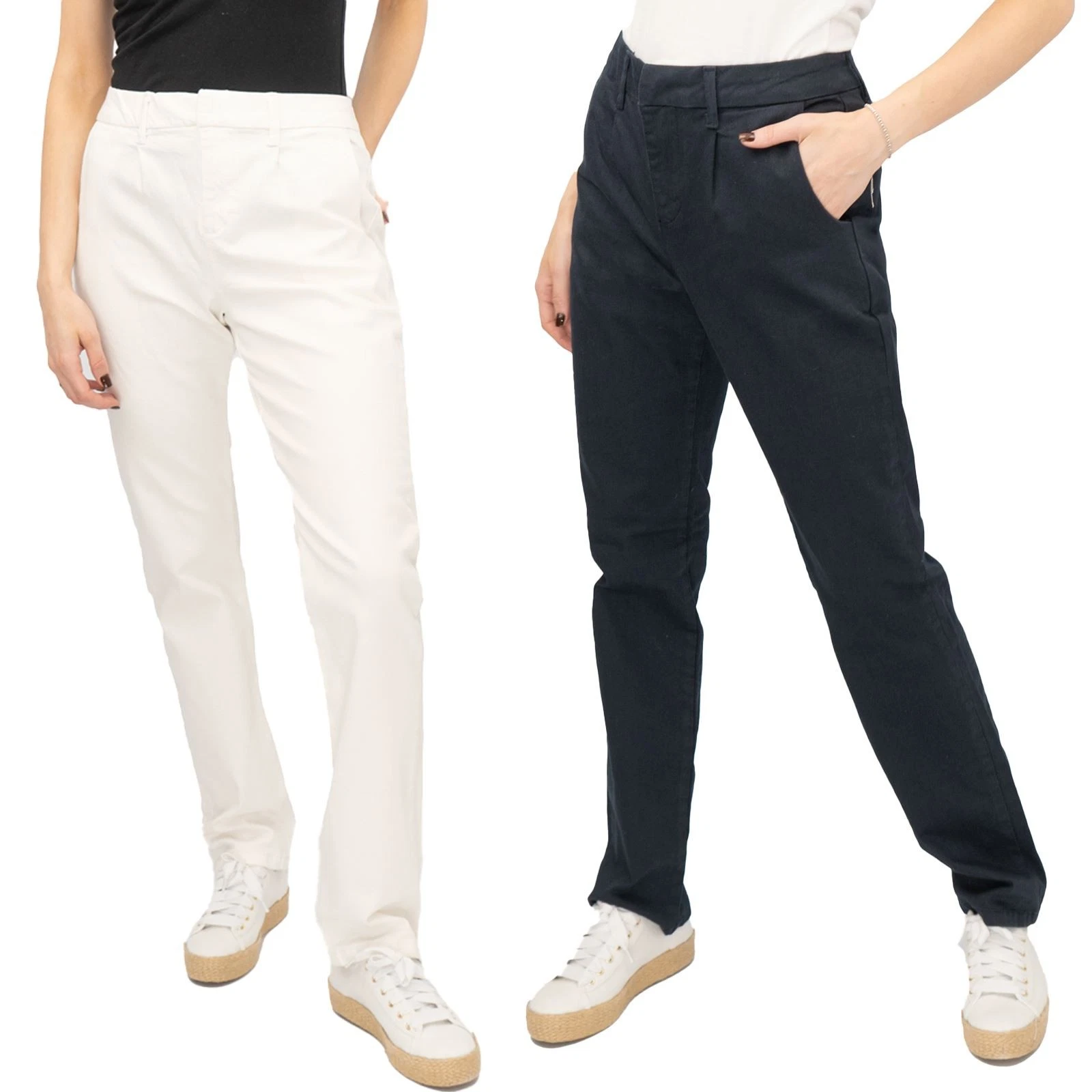 Womens White Stuff Jean Trouser Navy White Straight Leg Cotton Stretch Summer
Opens in a new window