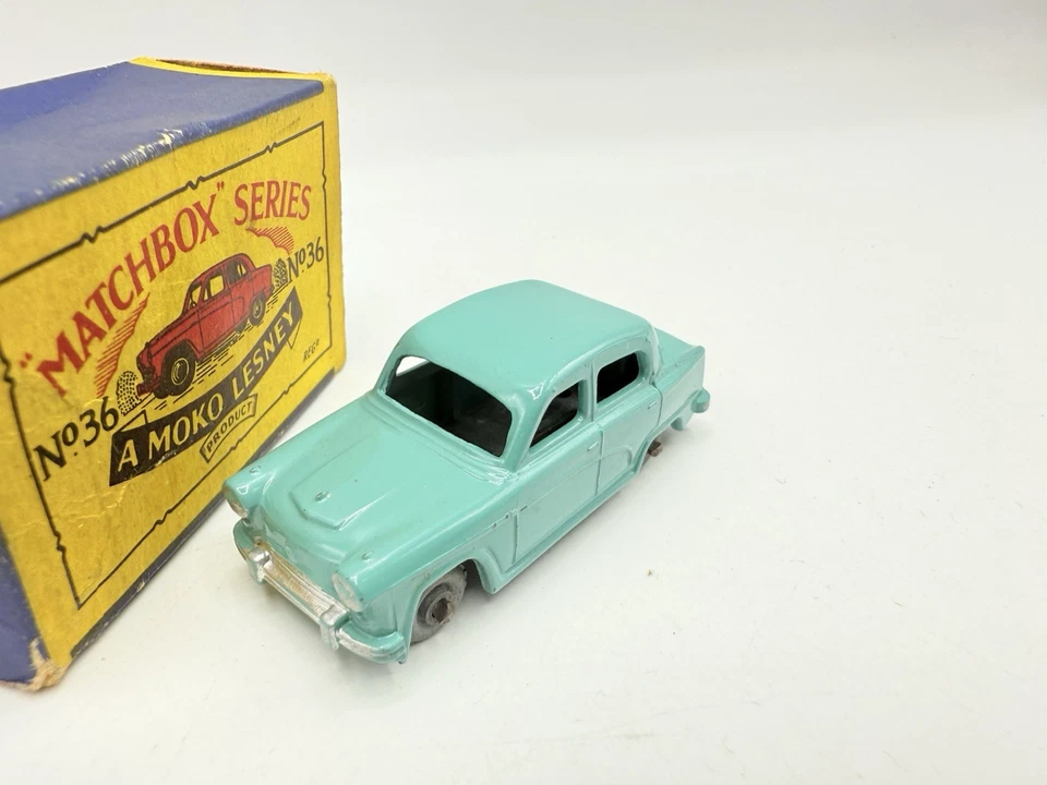 Matchbox Lesney 36a Austin A50 with Metal Wheels - Damaged Box - Image 2 of 4