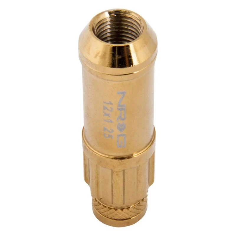 For Nissan Altima 93-16 700 Series Chrome Gold Cone Seat Open End Wheel Locks - Изображение 4 из 4
