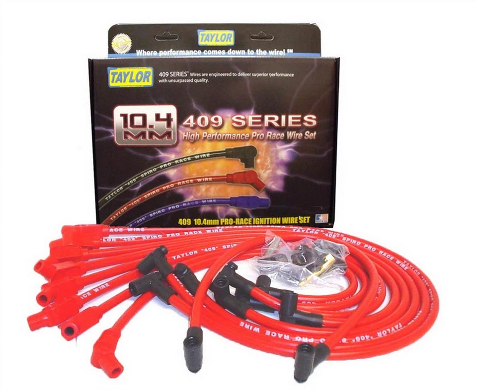 Taylor/Vertex 79258, Kit Custom Fit 10.4Mm 409 Plug Wires Red Performance Parts - Image 3 of 4