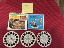 GAF View Master B400 BAMBI Complete. The Wonderful World Of Disn SKU 0995 BBR 13