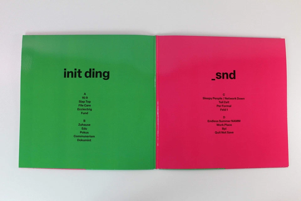 Microstoria - init ding + _snd (Remastered) on Thrill Jockey Pink & Green Vinyl Foto 2 de 3