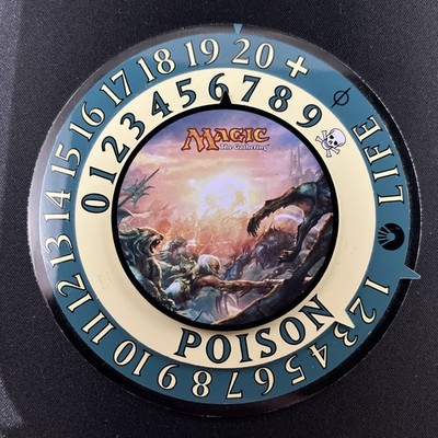 MTG MAGIC ARTIFACT SPINDOWN LIFE & POISON COUNTER (2011); FNM Mirrodin Besieged