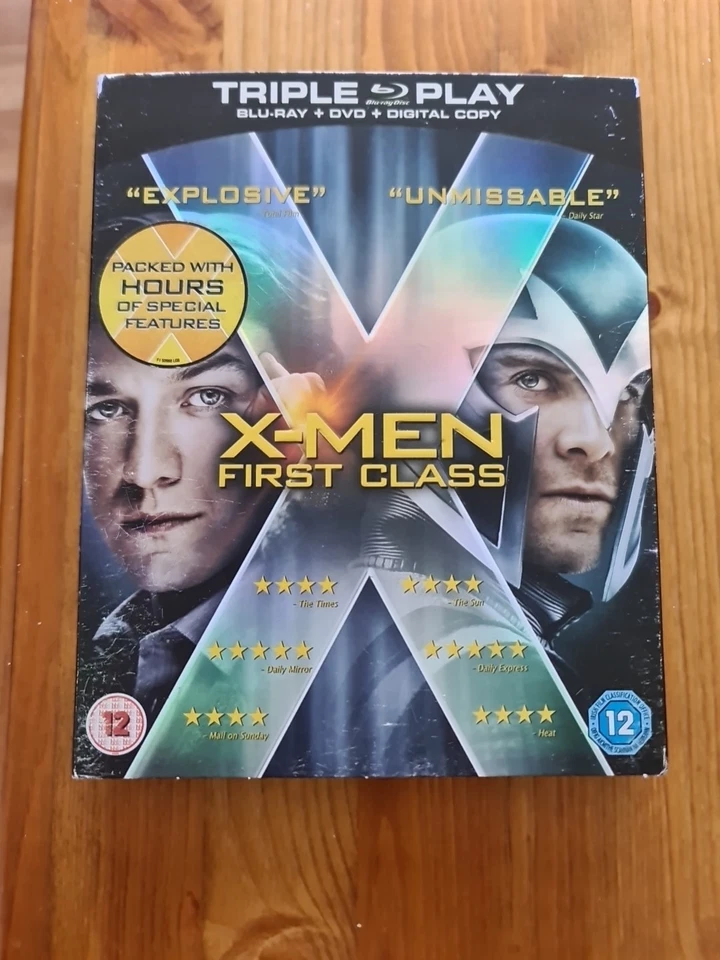 X-MEN FIRST CLASS+DAYS OF FUTURE PAST BLU RAY DISCS VGC - Image 2 of 4