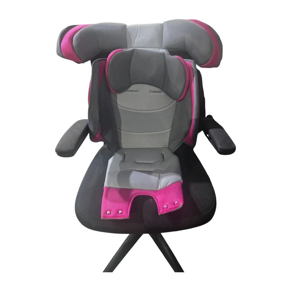 Evenflo Chase/Maestro Asiento de Coche Pequeño 2 en 1 Cubierta Elevadora, Rosa Ginebra, Fabricante de Equipo Original Foto 2 de 4