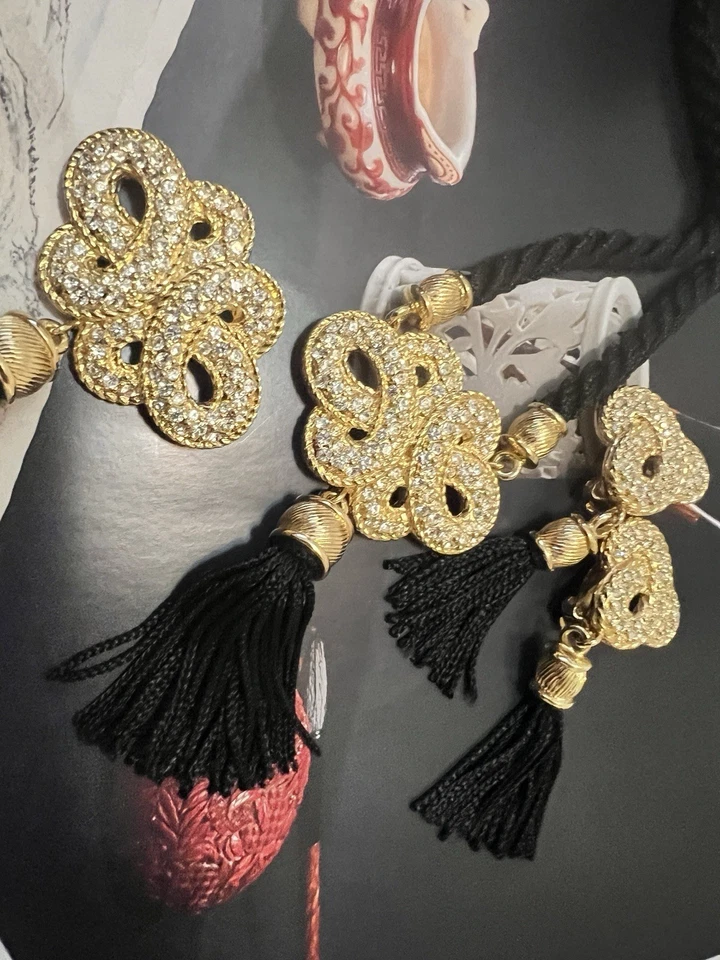 Juego completo borla Swarovski Foto 3 de 4