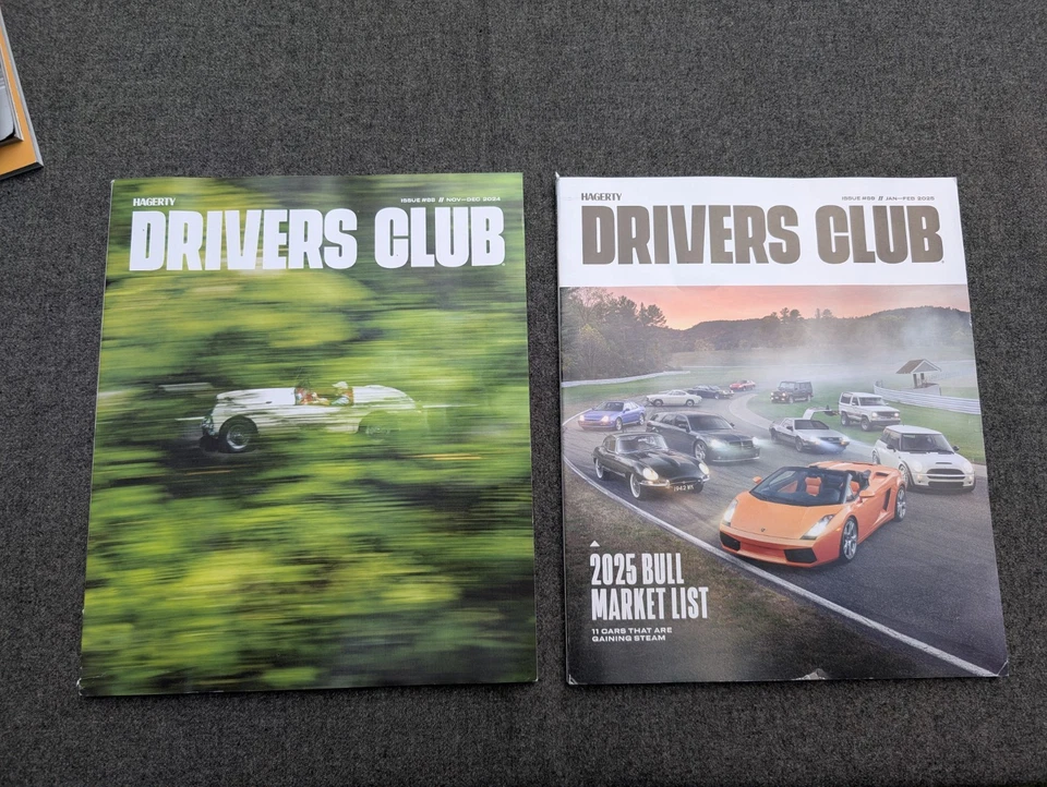 LOT OF 9 HAGERTY DRIVERS CLUB MAGAZINES 2024 - 2025 Issues# 83-91 Excellent Cond Foto 4 de 4