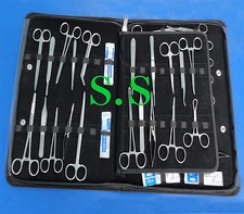  80  Pieces Micro Surgery Suture Surgical Instrument Kit