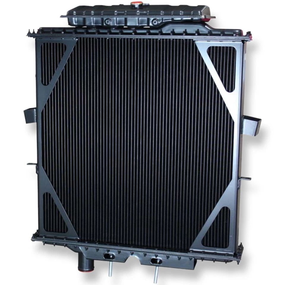 Peterbilt 379 357 377 378 Radiator 4 Core Copper Brass Increased Cooling - Imagem 3 de 3