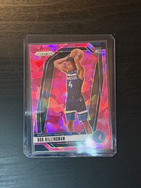 2024-25 Panini Prizm - Robert Dillingham #250 Pink Ice Prizm (RC)
