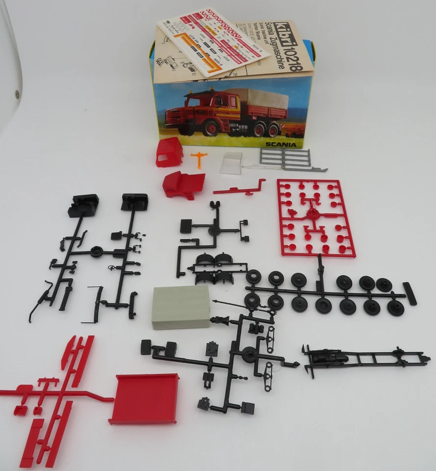 Kibri #10218 Camion Scania T 142 E Telonato Ho 1/87 IN Box Quadri E Completo - Immagine 2 di 4