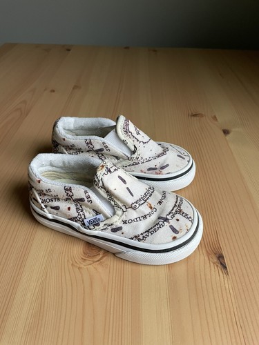 Vans Harry Potter Marauders Map Classic Slip On Shoes Sneakers Toddler Size 5.5 - Afbeelding 1 van 5