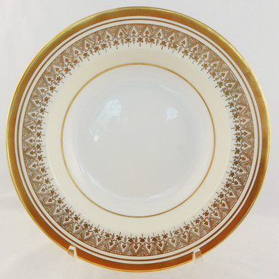 CHAMPAGNE Aynsley  Salad  8.25'' diameter NEW NEVER USED Bone China England 24kt