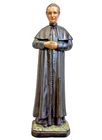 XL VINTAGE PLASTER SAINT JOHN BOSCO PRIESTS ALTAR TABLE CHAMBER STATUE FIGURINE