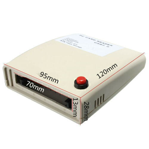 USB 2.0 ATA PCMCIA Memory Card Reader 68PIN CardBus To USB Adapter Converter - Afbeelding 3 van 10