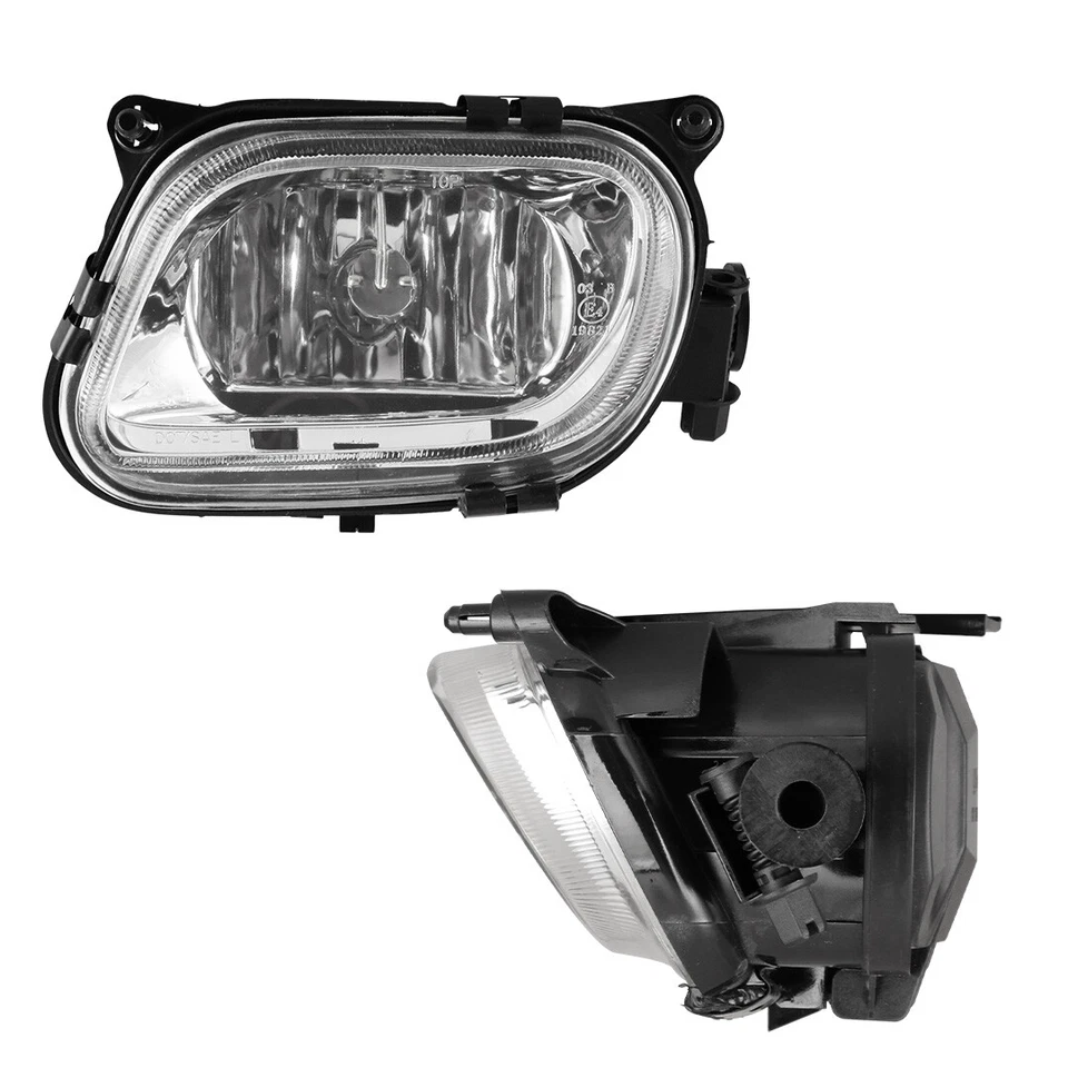 Faros antiniebla para Mercedes Benz E300/E320 1996-1999 negro transparente proyectores lámparas Foto 4 de 4