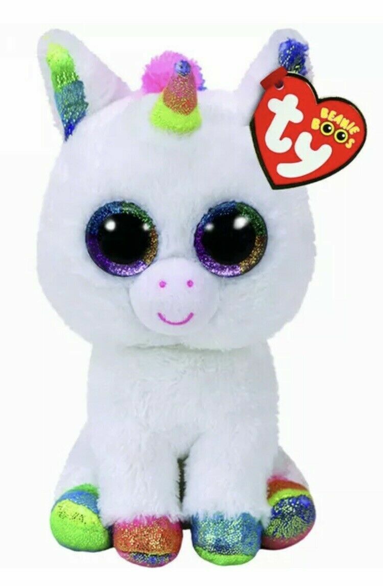 ty beanie babies unicorn ぬいぐるみ Ty Beanie Babies Fairytale the Unicorn Pink Plush 2004