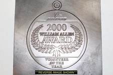 BOEING AIRCRAFT WILLIAM ALLEN AWARD 2000 Antique Vintage Hub Impression Die (13)