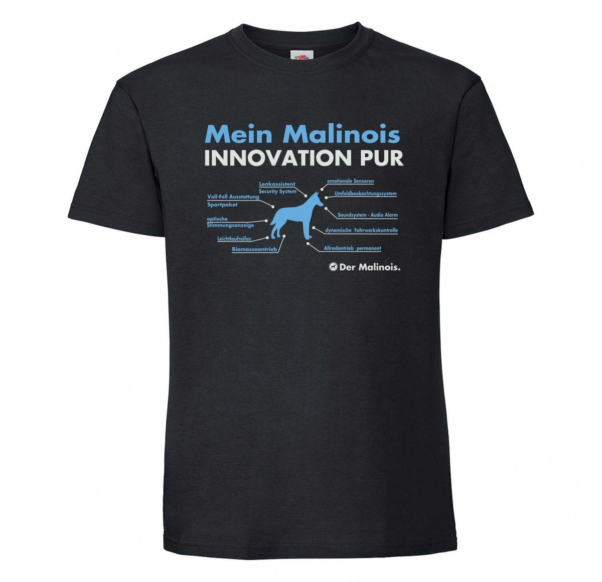 Malinois Unisex T-Shirt Innovation Hundemotiv Belgian Schäferhund