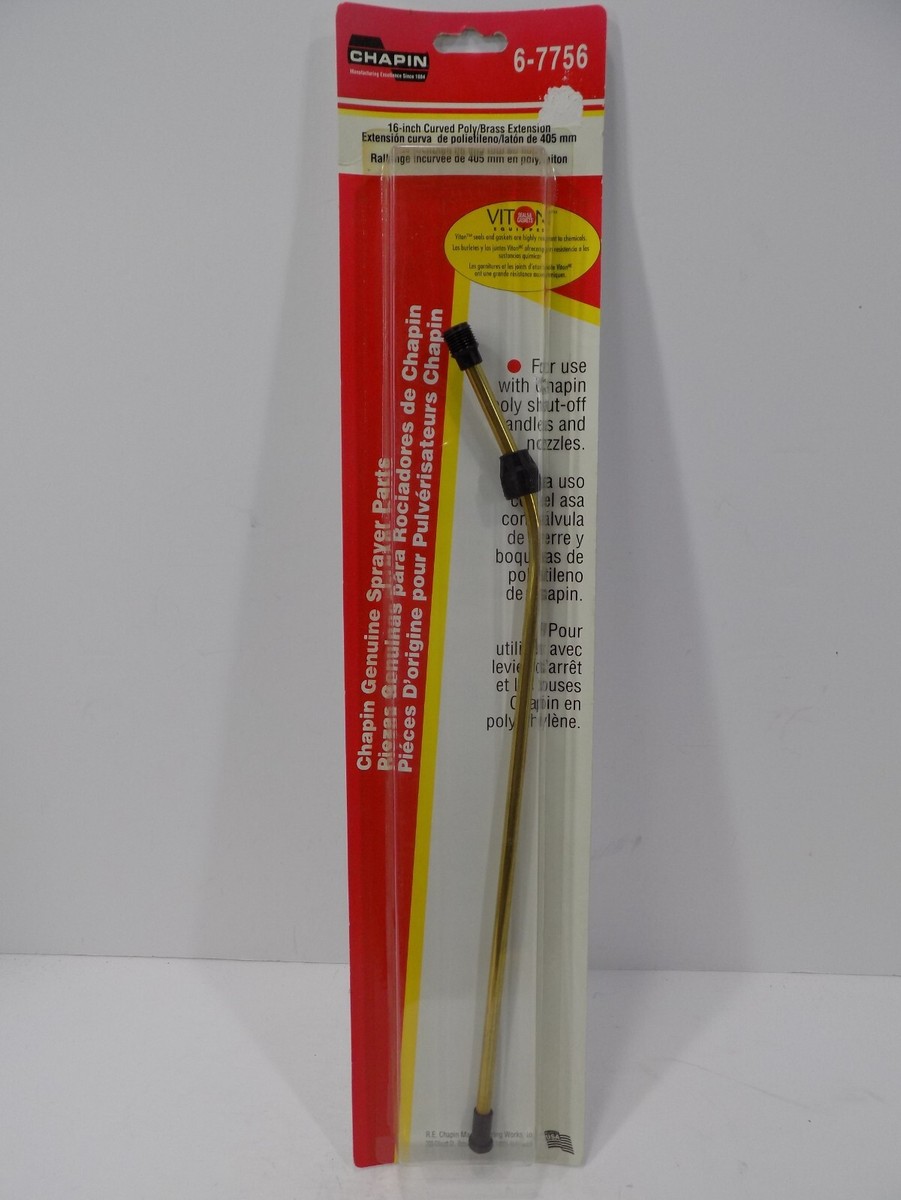 NEW Chapin SPRAYER Curved Poly Brass Extension Wand with Viton 16